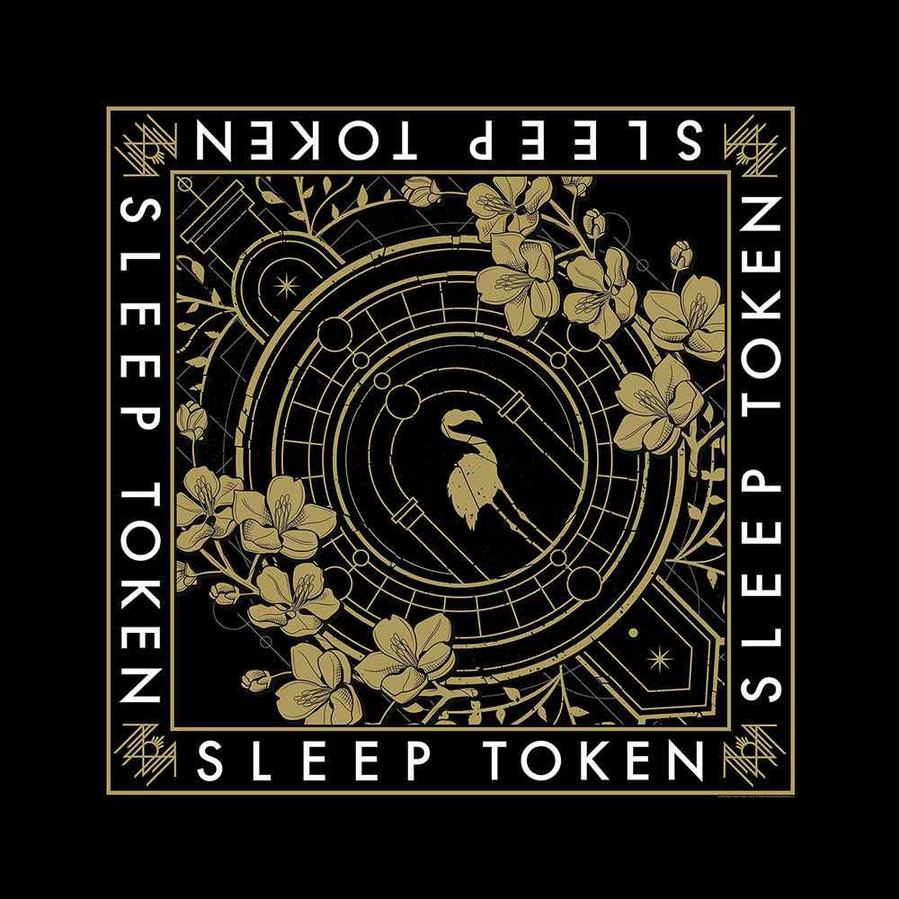 Sleep Token - Even In Arcadia Crest Bandana - Zwart